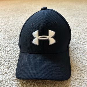 Black and white Under Armour Hat